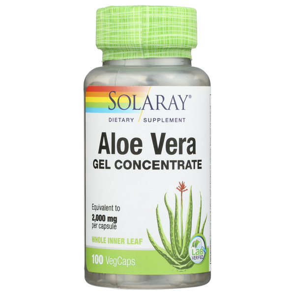 Food Supplements Solaray Aloe Vera Gel hero