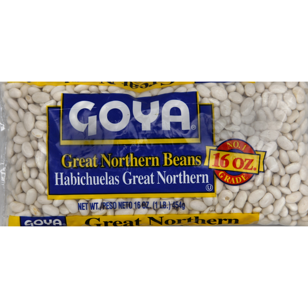 Grains, Rice & Dried Goods Goya Great Northern Beans hero