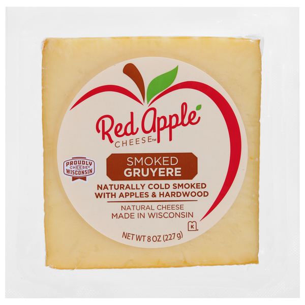 Packaged Cheese Red Apple Cheese Cheese, Gruyere, Smoked hero