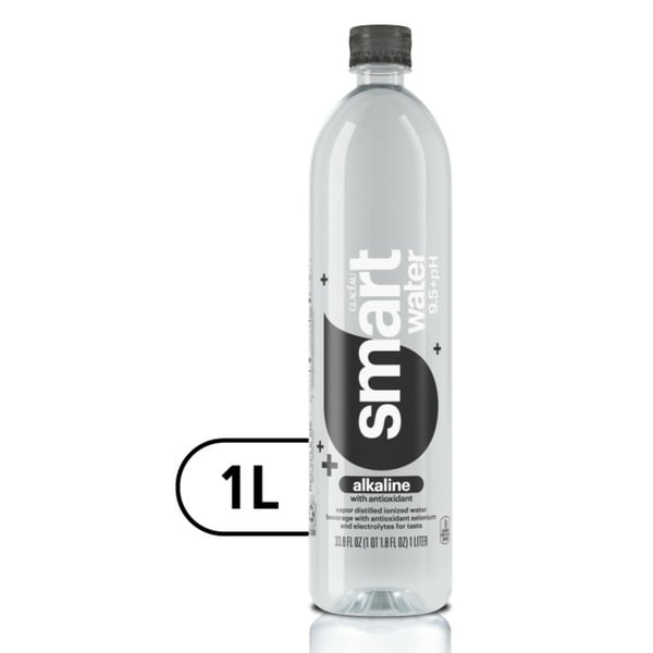 Water, Seltzer & Sparkling Water smartwater Glaceau Alkaline With Antioxidant Bottle hero