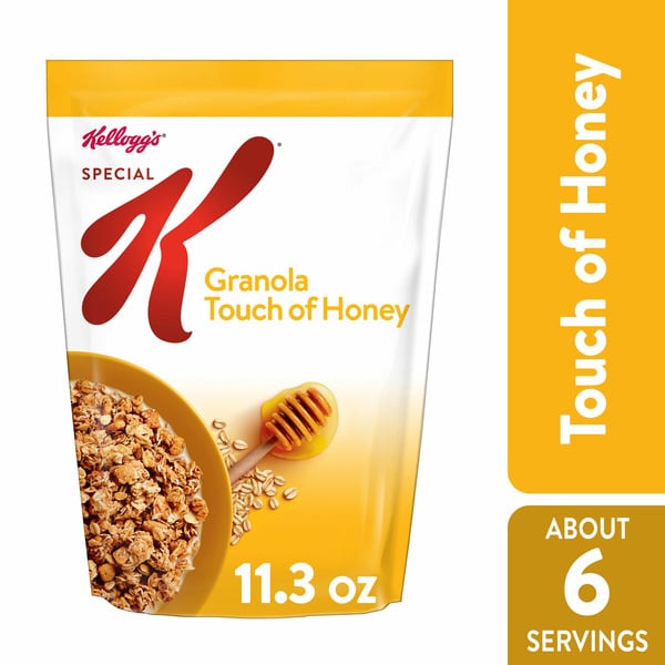 Cereal & Granola Kellogg’s Special K Granola Cereal, Fiber, Whole Grain Cereal, Touch of Honey hero