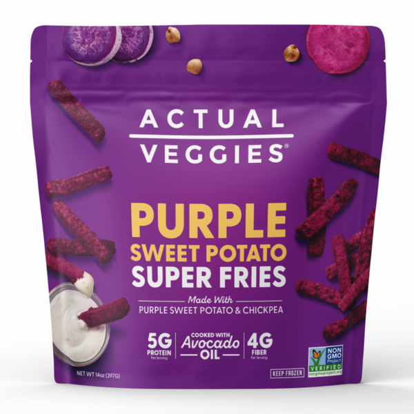 Frozen Appetizers & Sides Actual Veggies Purple Sweet Potato Super Fries hero