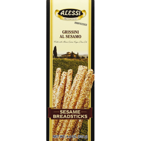 Crackers Alessi Breadsticks, Sesame hero