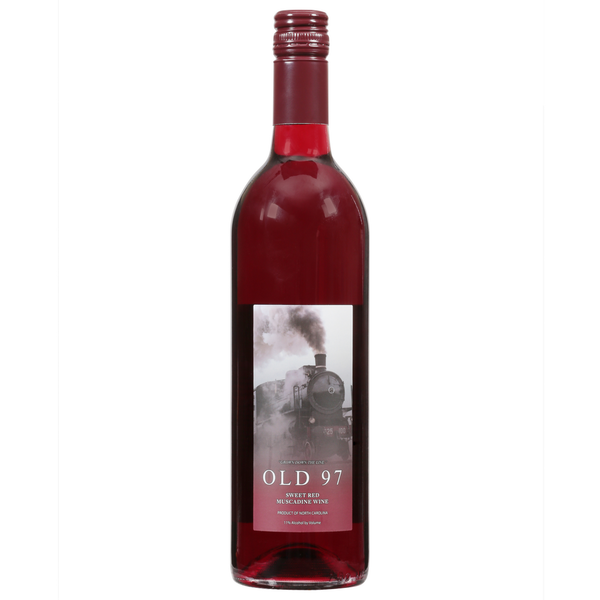 Sparkling Wine OLD 97 Muscadine Wine, Sweet Red hero