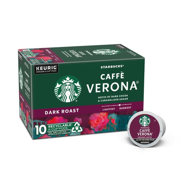 Coffee Starbucks Caffè Verona Dark Roast K-Cup Coffee hero