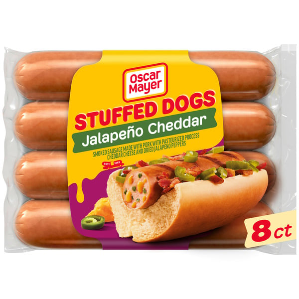 Oscar Mayer Jalapeño Cheddar Stuffed Dogs hero