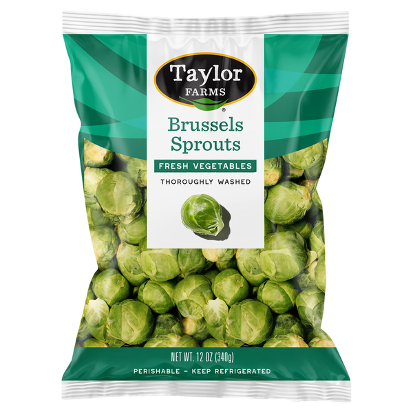 Packaged Vegetables & Fruits Taylor Farms Brussels Sprouts hero