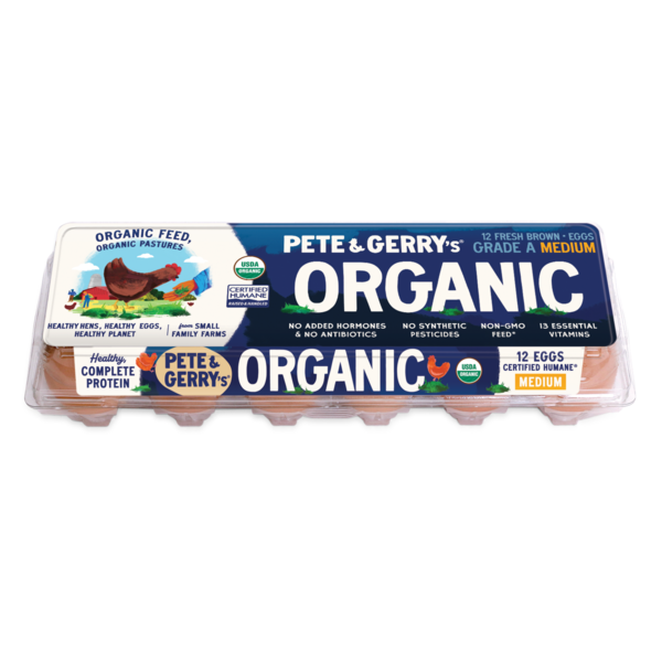 Eggs Pete and Gerry’s Organic Eggs Eggs, Organic, Medium, Grade A hero