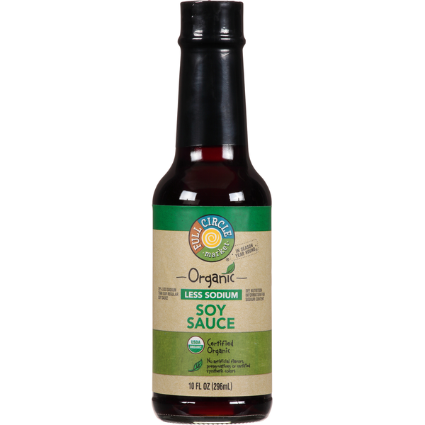 Asian Foods Full Circle Soy Sauce, Less Sodium hero