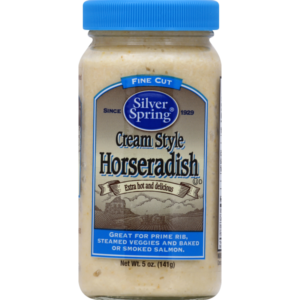 Condiments Silver Spring Horseradish, Creamy Style, Fine Cut hero