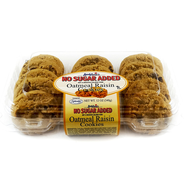 Cookies & Cakes Ann Marie's Sugar Free, Oatmeal Rainin Cookies hero