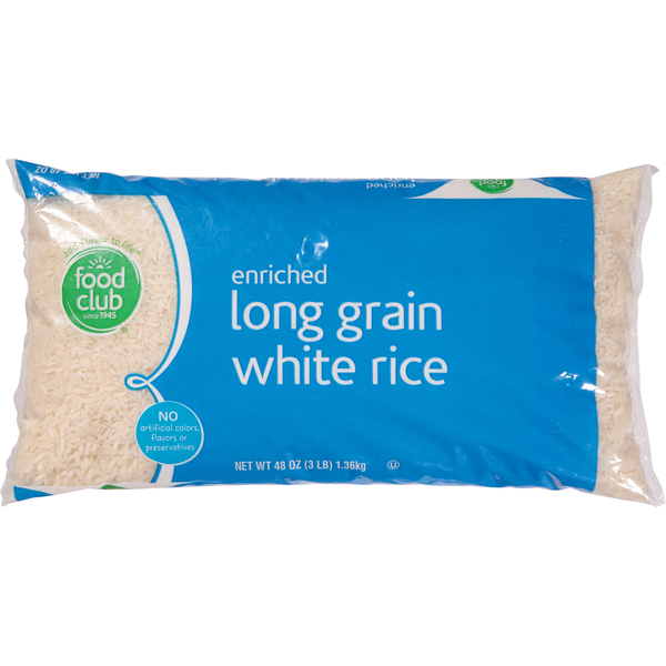 Bulk Grains, Rice & Dried Beans Food Club White Rice, Long Grain, Enriched hero