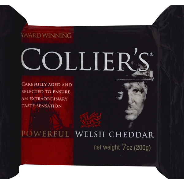 Specialty Cheeses Collier's Cheese, Powerful Welsh Cheddar hero