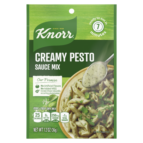 Pasta Sauce Knorr Sauce Mix Creamy Pesto hero