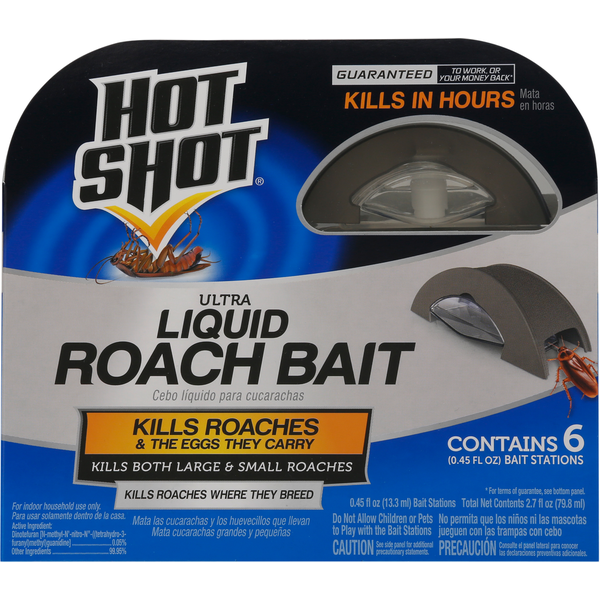 Hot Shot Roach Bait, Ultra, Liquid hero