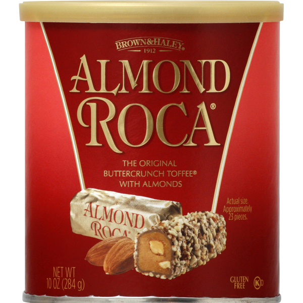 Candy & Chocolate Brown & Haley Almond Roca hero