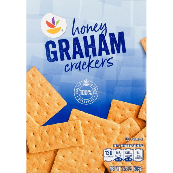 Crackers Store Brand Crackers, Graham, Honey hero