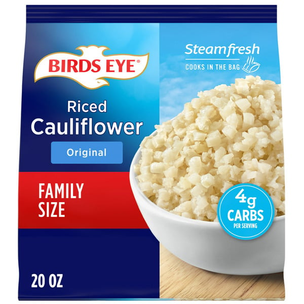 Frozen Meals Birds Eye Steamfresh Riced Cauliflower, Frozen Sides hero