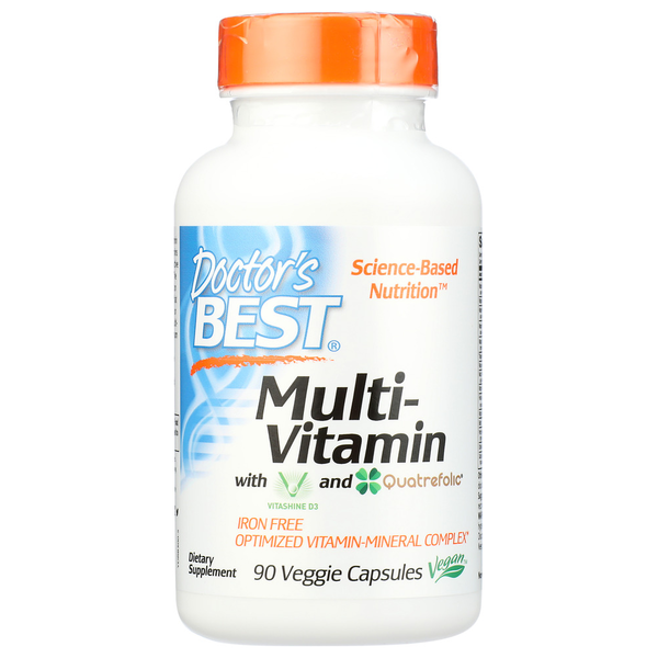 Vitamins & Supplements Doctor’s Best Multi-Vitamin With Vitashine D3 And Quatrefolic hero