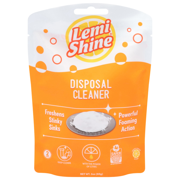 Cleaning Products Lemi Shine Disposal Cleaner, Fresh Lemon Scent hero