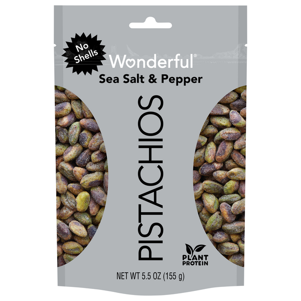 Wonderful No Shells Sea Salt and Pepper hero