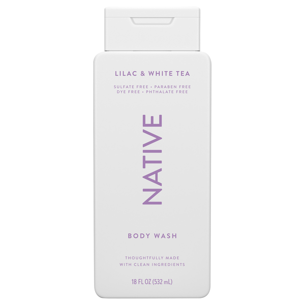 Body Lotions & Soap Native Body Wash, Lilac & White Tea hero