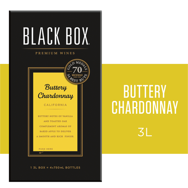 Wine Black Box Wines Buttery Chardonnay White Wine 3L Box hero