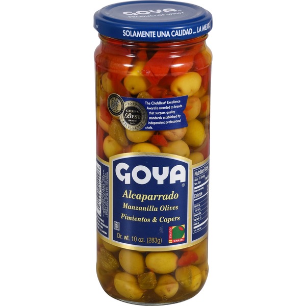 Pickled Goods & Olives Goya Alcaparrado Manzanilla Olives, Pimientos & Capers hero