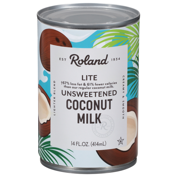 Asian Foods Roland Foods Coconut Milk, Lite, Unsweetened hero