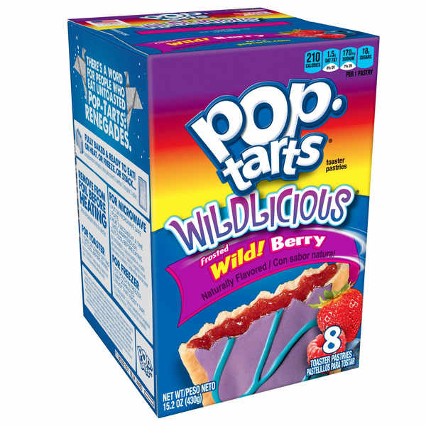 Breakfast Bars & Pastries Pop-Tarts Toaster Pastries, Breakfast Foods, Frosted Wild! Berry hero