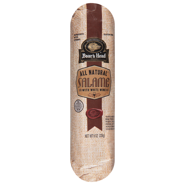 Packaged Meat Boar's Head All Natural Salame with White Wine hero