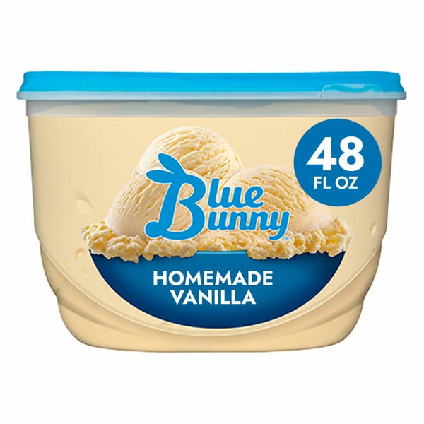 Ice Cream & Ice Blue Bunny Premium Homemade Vanilla Frozen Dessert hero