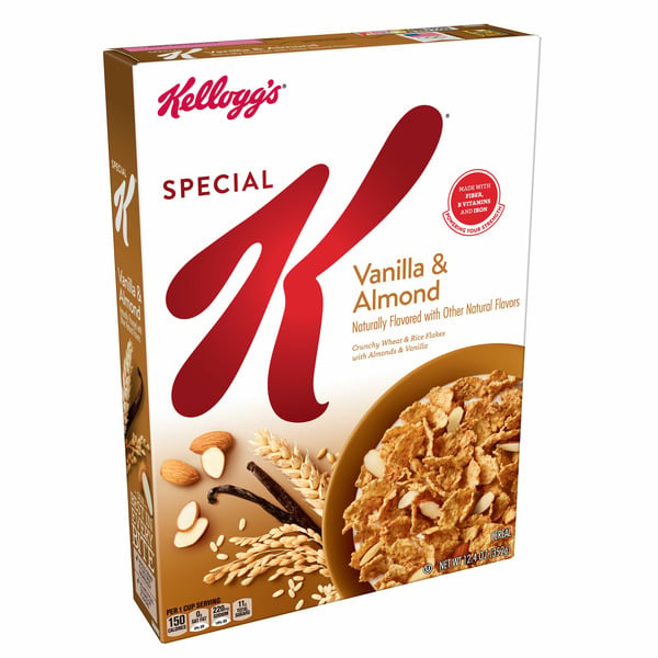 Cereal Kellogg’s Special K Breakfast Cereal, Vanilla and Almond, Low Fat hero