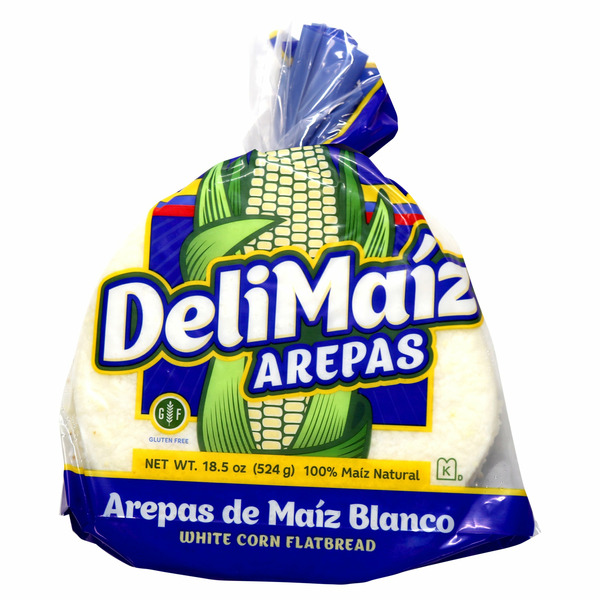 Tortillas & Flat Bread Delimaiz Arepas White hero