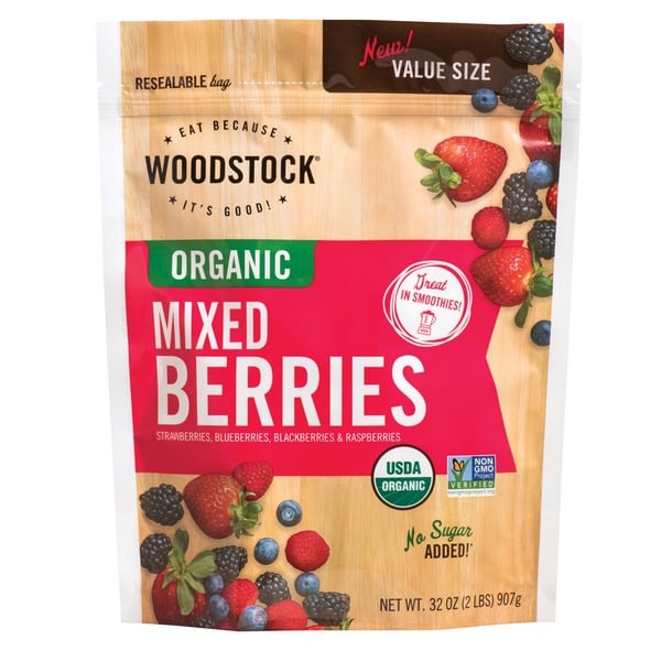 Frozen Produce WOODSTOCK Organic Mixed Berries hero