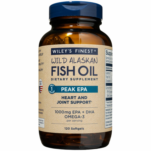 Fish Oil & Omegas Wiley's Finest Peak Epa hero