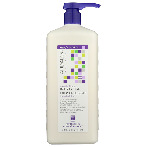 Body Lotions & Soap Andalou Naturals Lavender Thyme Refreshing Body Lotion - 32 Oz. hero