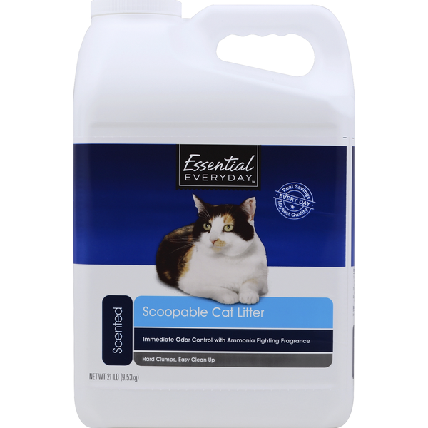 Cat Food & Care Essential Everyday Cat Litter, Scoopable, Scented hero