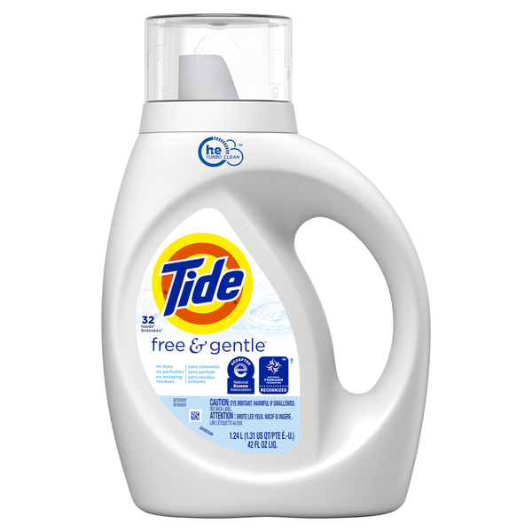 Laundry Tide Free & Gentle Liquid Laundry Detergent hero