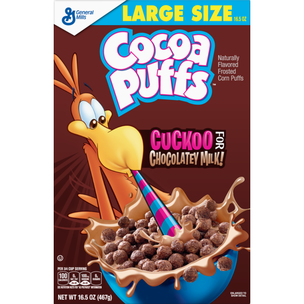 Cereal Cocoa Puffs Chocolate Cereal, with Whole Grains hero