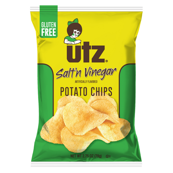 Utz Salt'n Vinegar Potato Chips hero