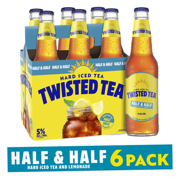 Beers & Coolers Twisted Tea Half & Half, Hard Iced Tea hero