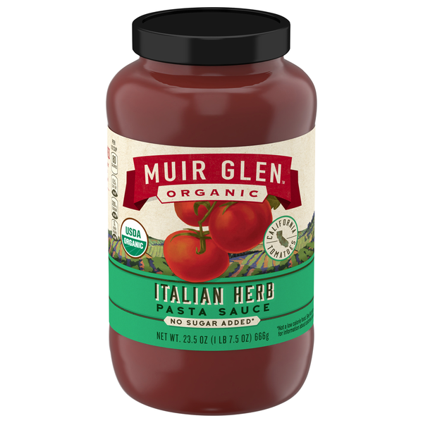 Muir Glen Pasta Sauce, Italian Herb hero