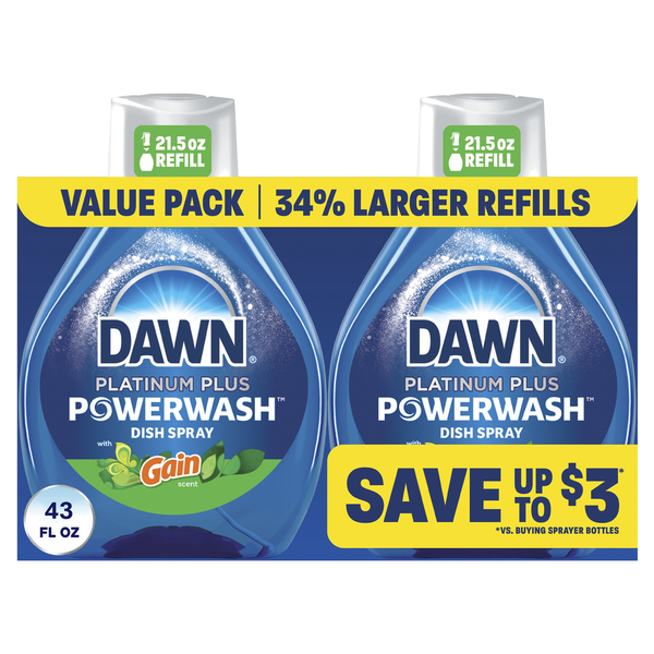 Dawn Gain Original Dish Spray hero