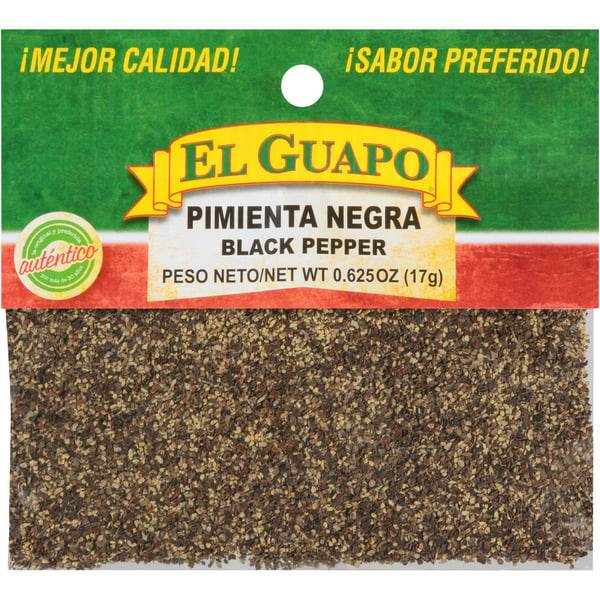 Mexican/Hispanic/Latino Foods El Guapo® Ground Black Pepper (Pimienta Negra Molida) hero