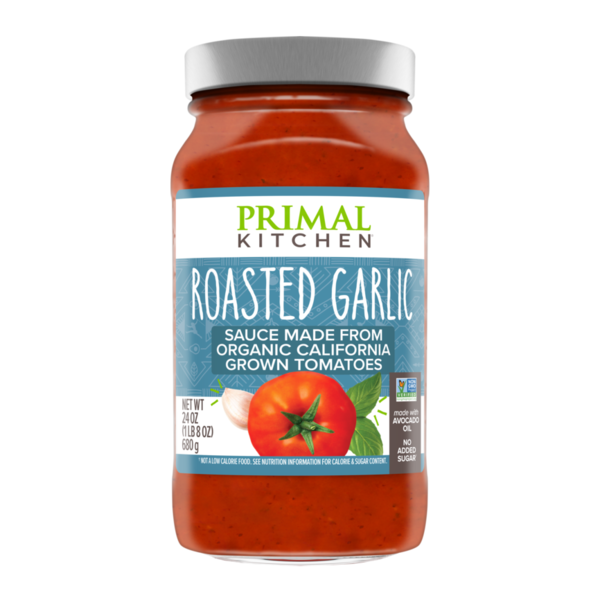 Marinades & Meat Preparation Primal Kitchen Marinara Sauce, Roasted Garlic hero