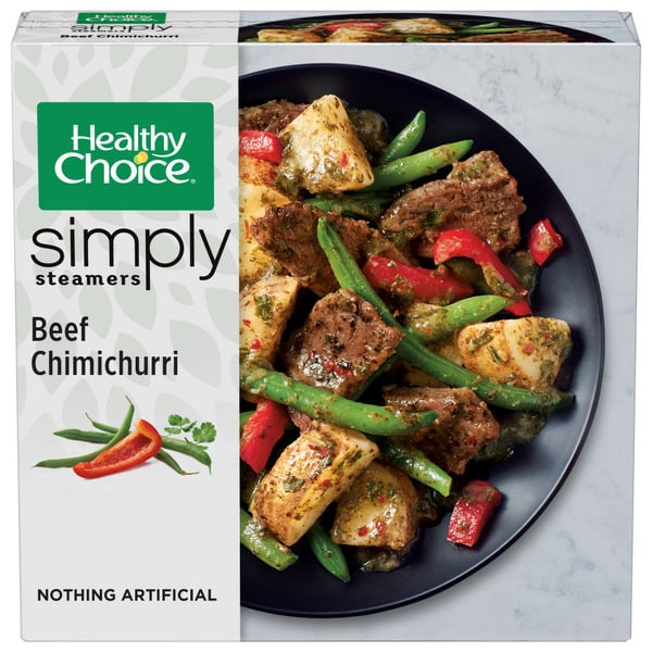 Prepared Meals Healthy Choice Simply Steamers Beef Chimichurri, Frozen Meal hero