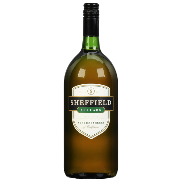 Sherry Sheffield Cellars Dessert Wines, Very Dry Sherry, California hero