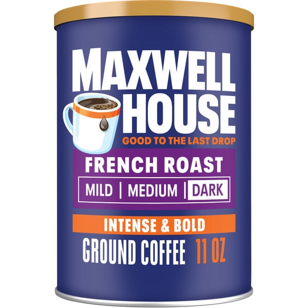 Coffee Maxwell House French Roast Dark Roast Ground Coffee hero