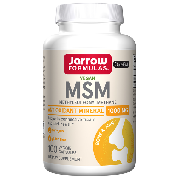 Vitamins & Supplements Jarrow Formulas MSM, 1000 Mg, Veggie Capsules hero